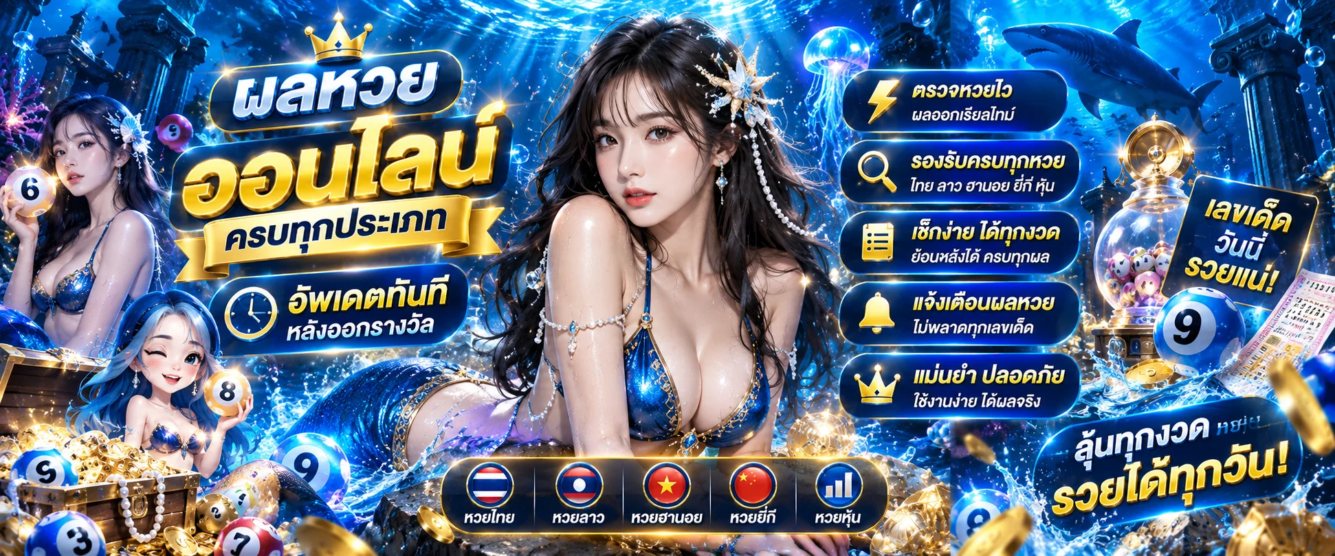 หน้าตรวจผลหวยทุกประเภทบน TOPFUNZ พร้อมย้อนหลังทุกงวด
